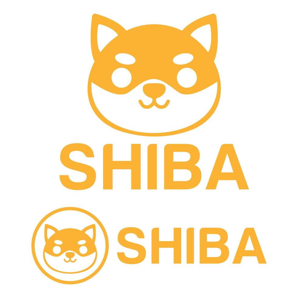 söt söt huvud shiba inu hund maskot tecknad serie logotyp design ikon illustration karaktär vektor konst. för varje kategori av företag, företag, varumärke tycka om sällskapsdjur affär, produkt, märka, team, bricka, märka