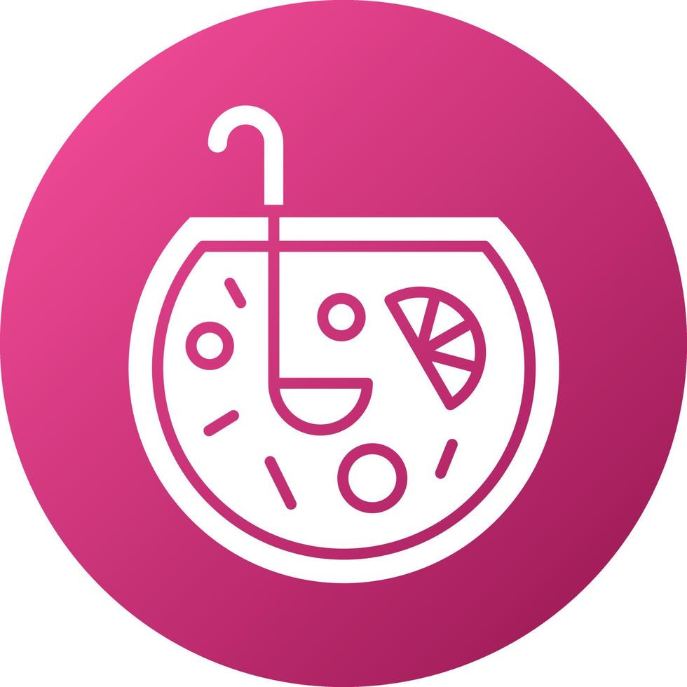 Punch-Drink-Icon-Stil vektor