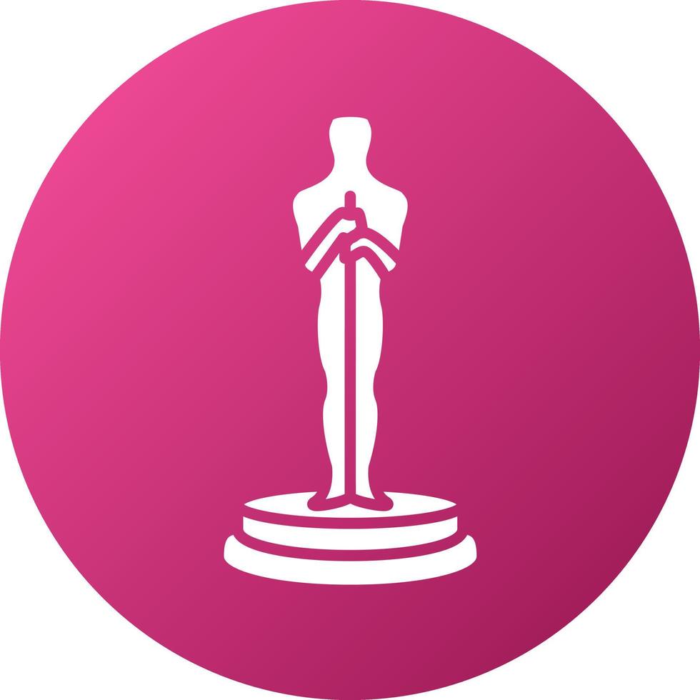 Symbolstil für den Oscar-Preis vektor