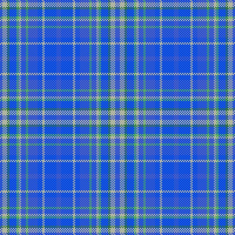 Textil- Textur Vektor. Hintergrund Stoff überprüfen. Tartan nahtlos Plaid Muster. vektor