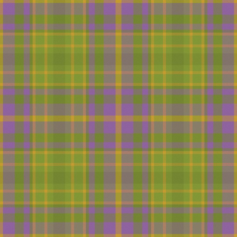 Muster Hintergrund Plaid. Vektor Stoff Textil. prüfen Textur nahtlos Schottenstoff.