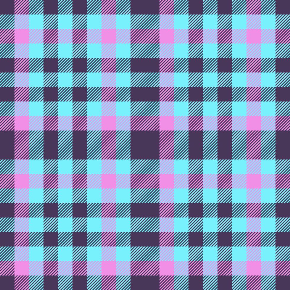 Plaid prüfen Hintergrund. Tartan Textil- Vektor. nahtlos Muster Stoff Textur. vektor