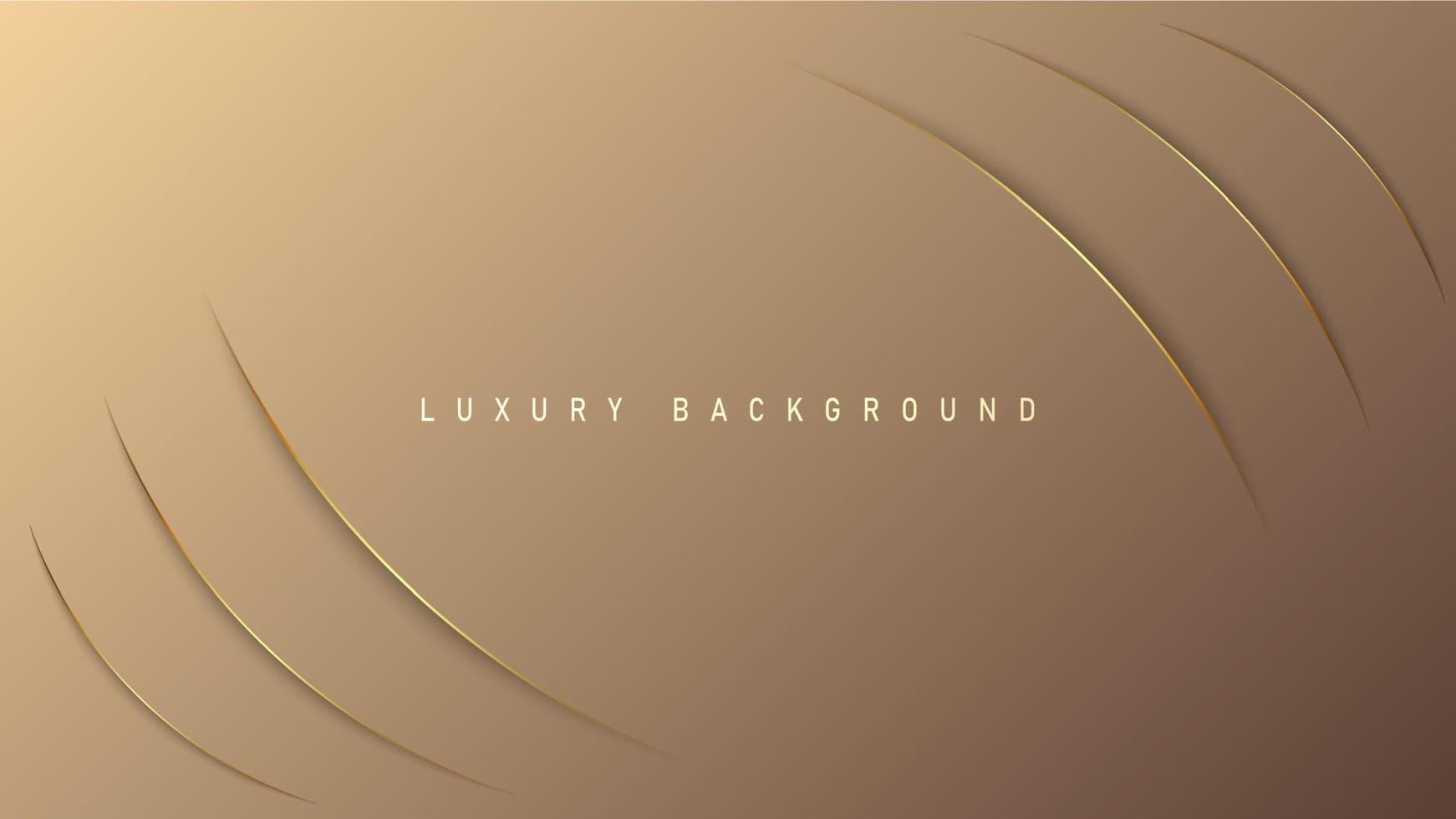 geometrisch Luxus Hintergrund mit Gold Elemente Vorlage zum Ihre Design vektor