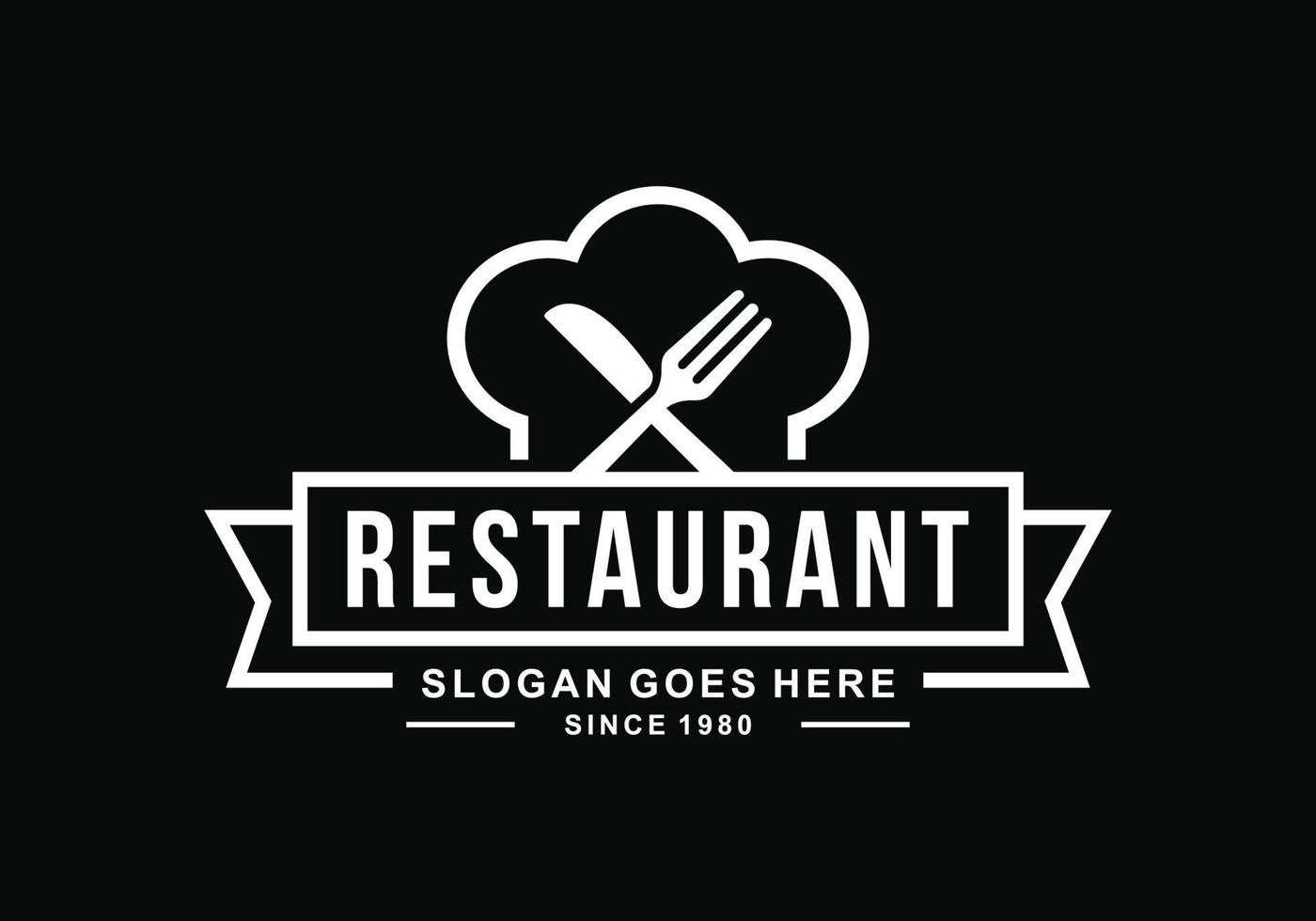 Restaurant Logo Vorlage Design Vektor