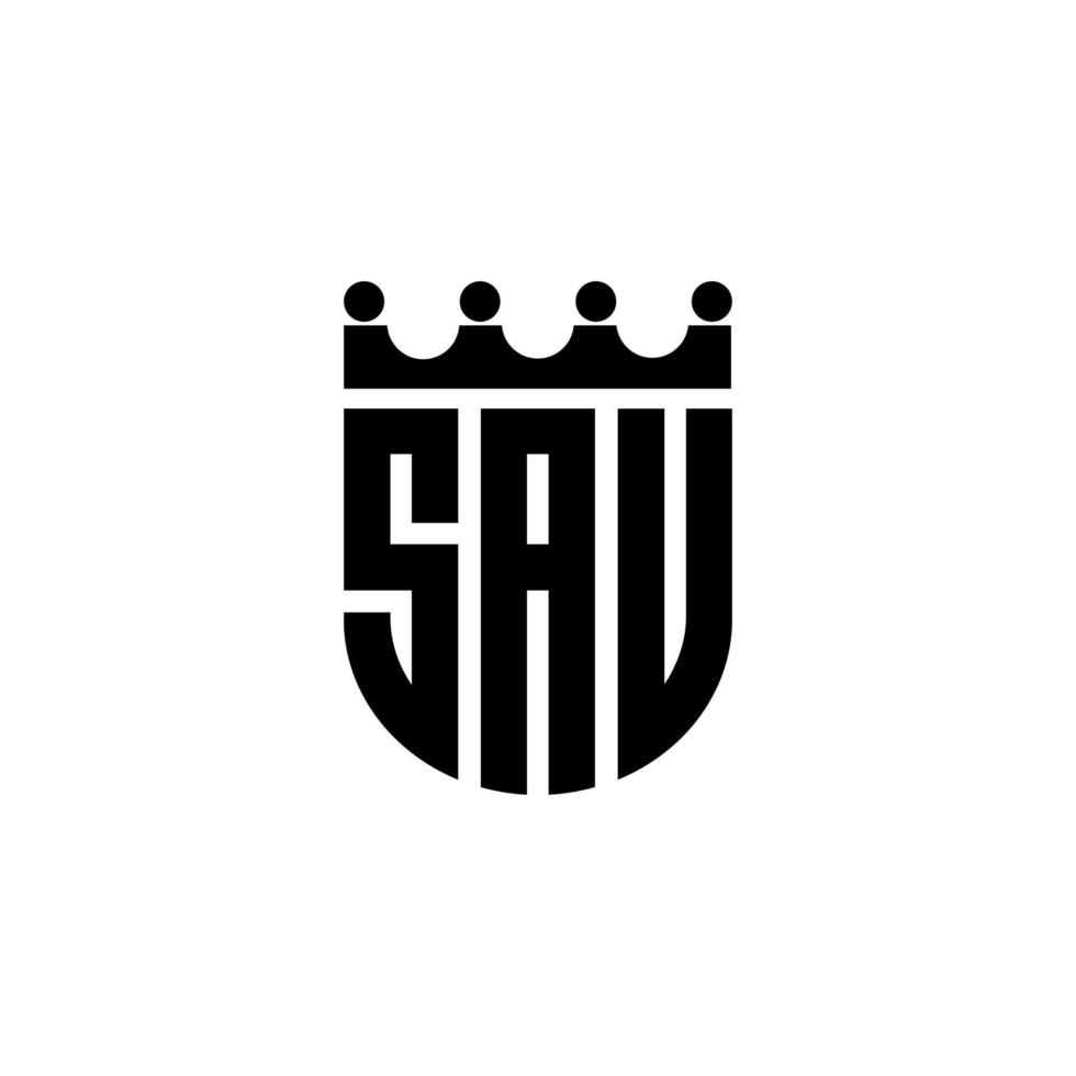 sau-brief-logo-design in der illustration. Vektorlogo, Kalligrafie-Designs für Logo, Poster, Einladung usw. vektor