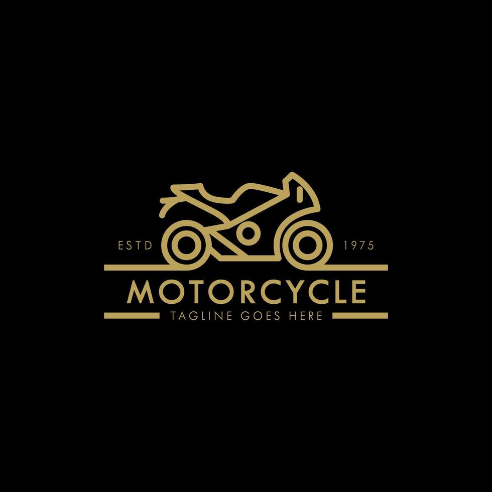 sport cykel motorcykel logotyp vektor