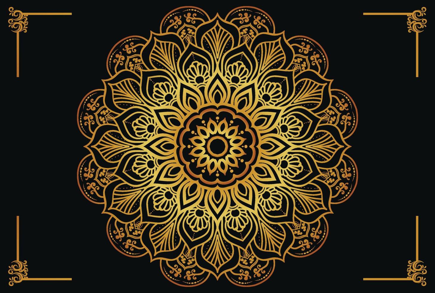 mandala blommig mönster, årgång dekorativ element fri vektor