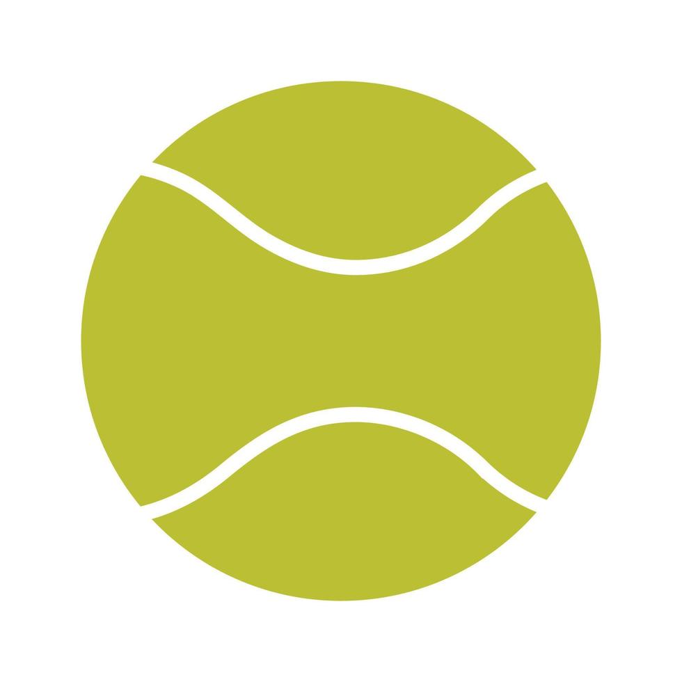 Tennisball-Symbol vektor