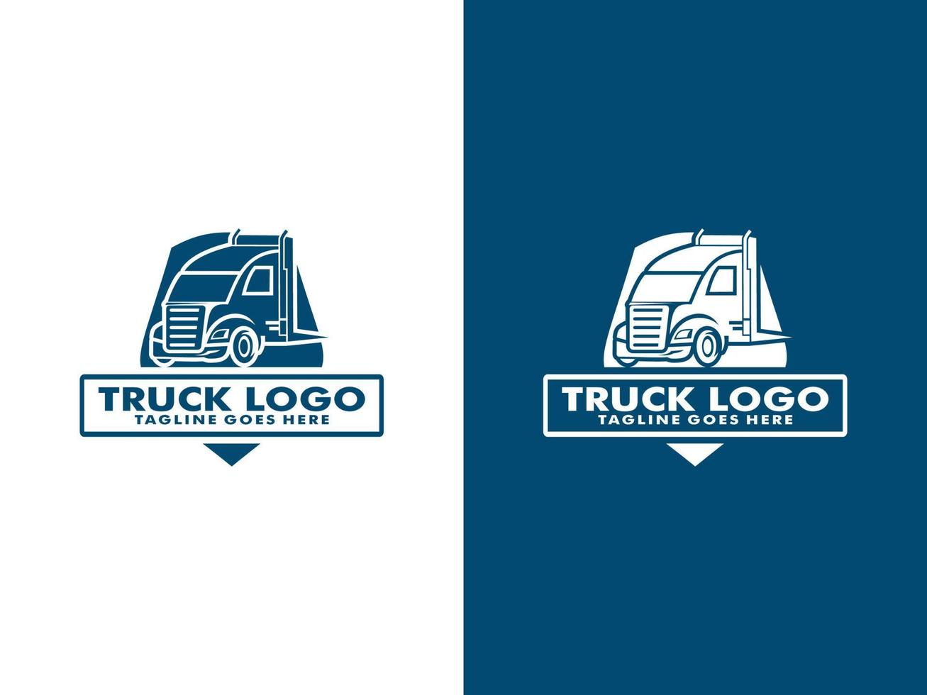 LKW Logo Design Vektor. LKW Ladung, Logistik, Lieferung Logo Vorlage vektor