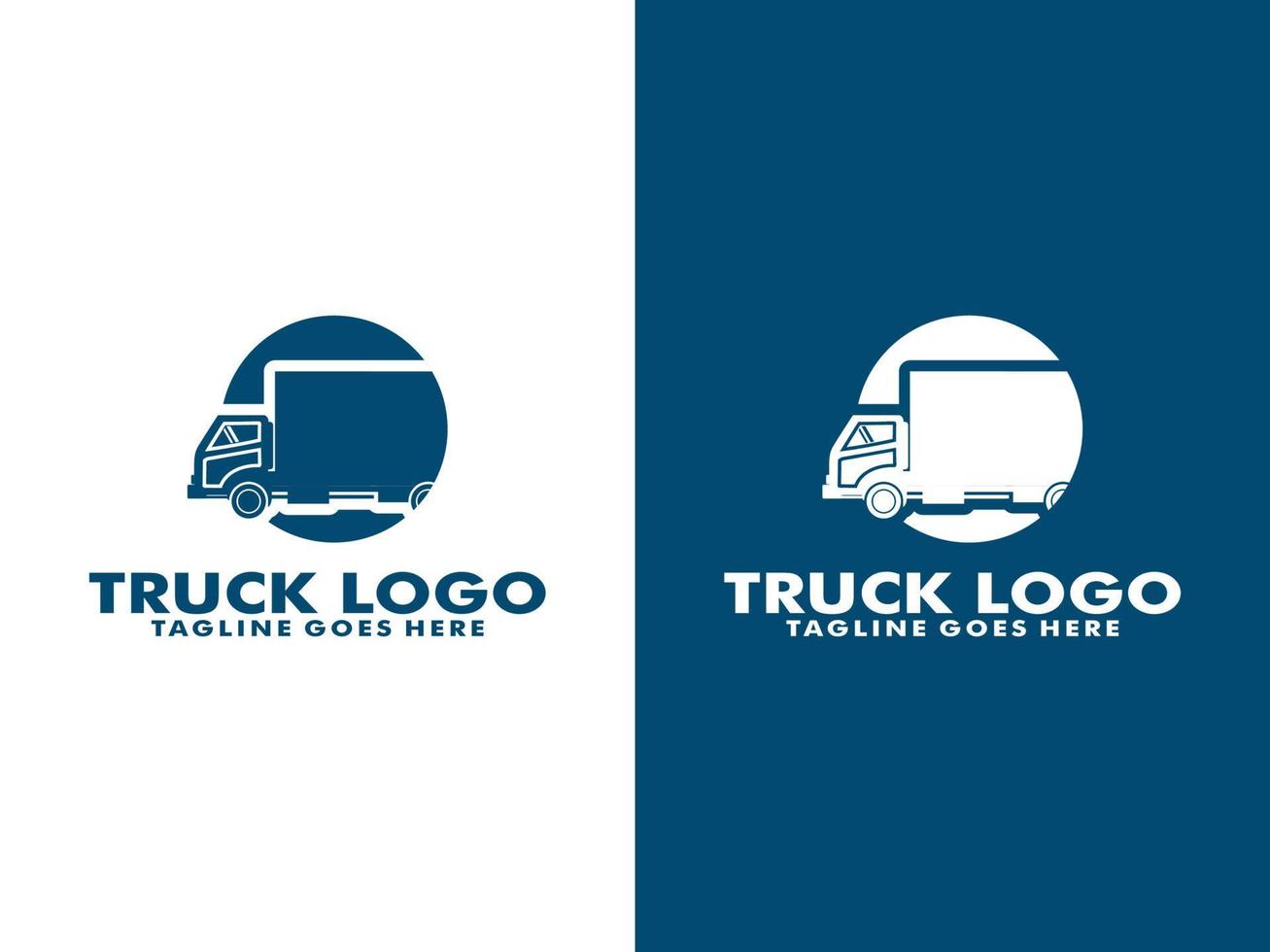 snabb lastbil vektor logotyp illustration, Bra för företag, leverans, eller logistik, logotyp industri, platt design