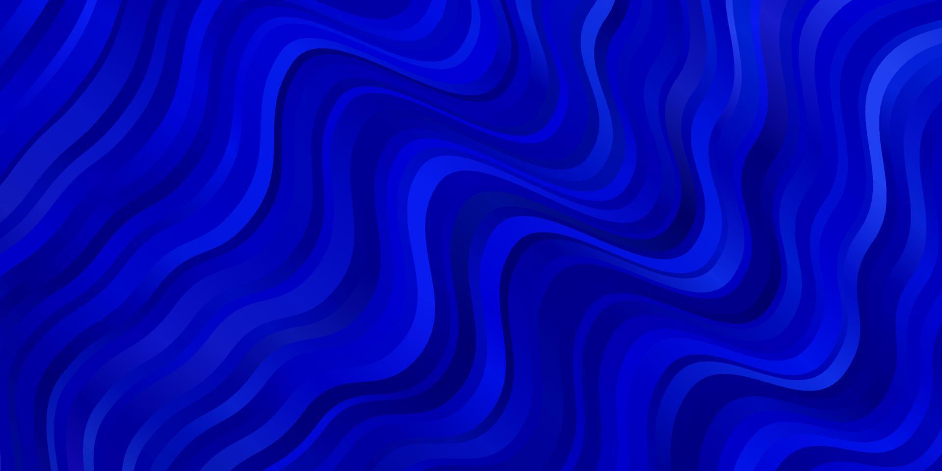 hellblauer Vektorhintergrund mit Kurven. vektor