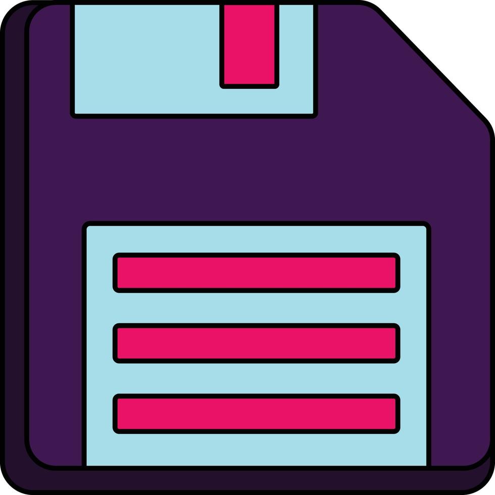 floppy disk retro illustration vektor