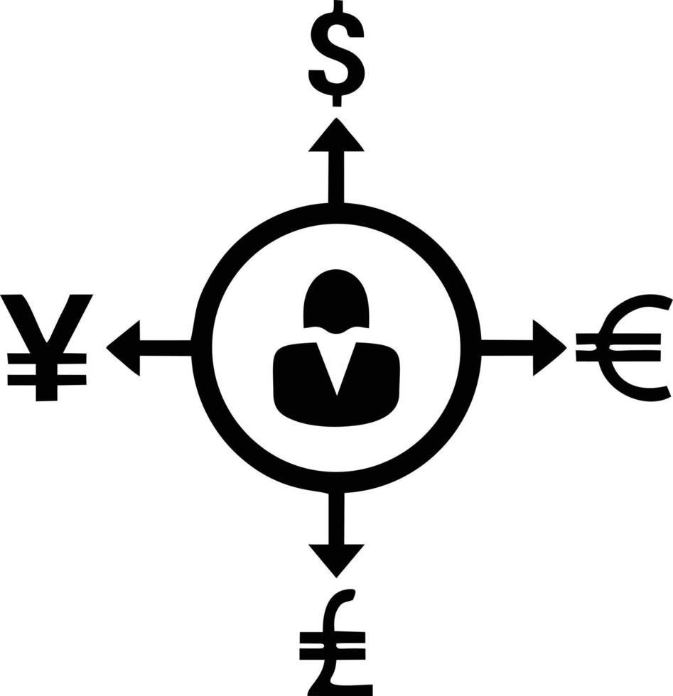 mål fokus ikon symbol design bild, illustration av de Framgång mål ikon begrepp. eps 10 vektor