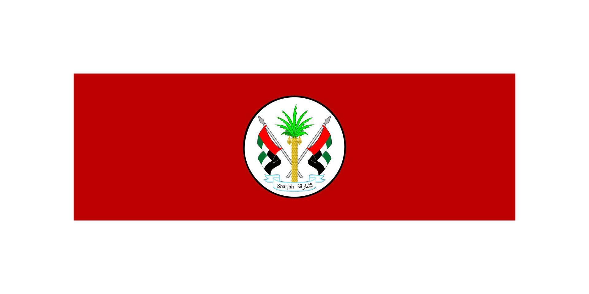 enkel flagga emirat av de förenad arab emirates vektor