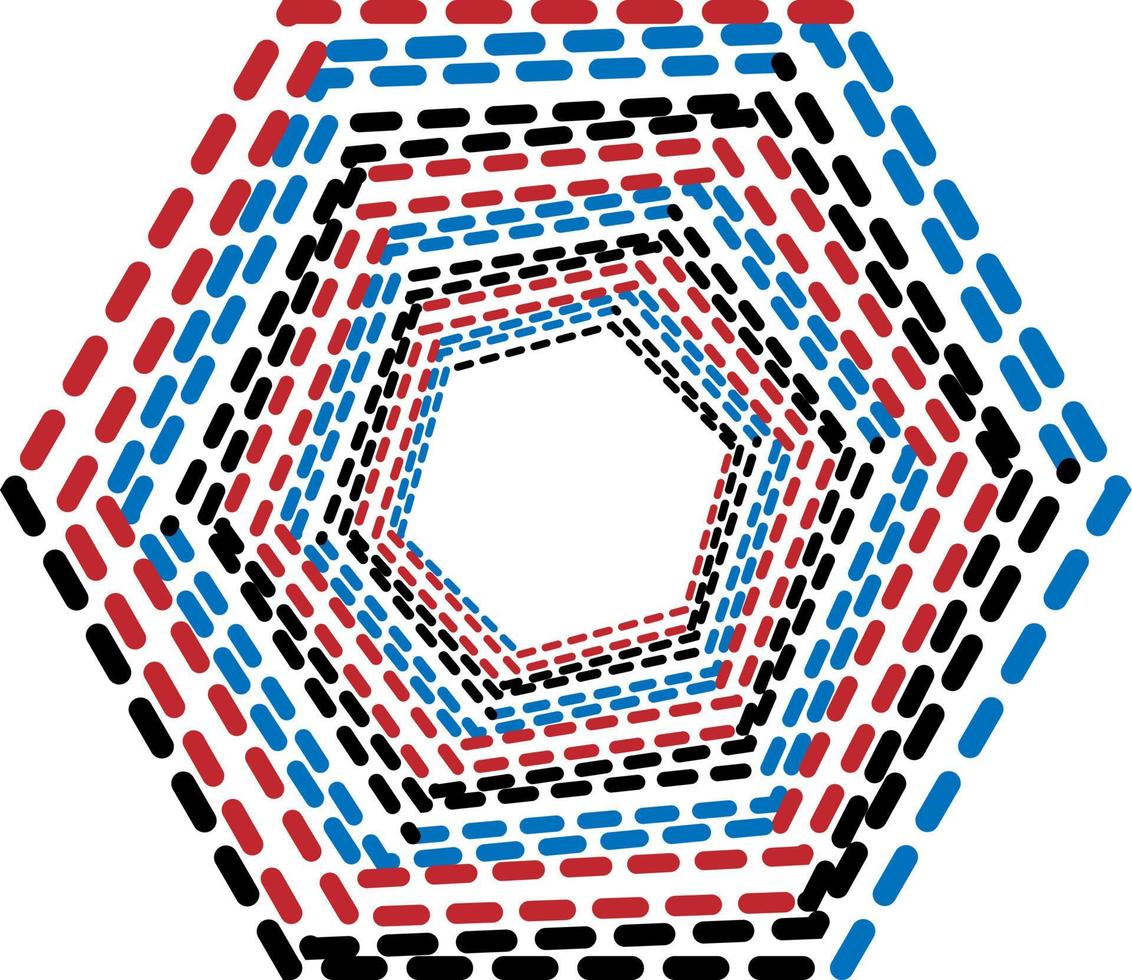 dynamisch Vektor Hexagon gestalten Das Sie können verwenden wie Logo, Symbol, Hintergrund, Symbol, usw.