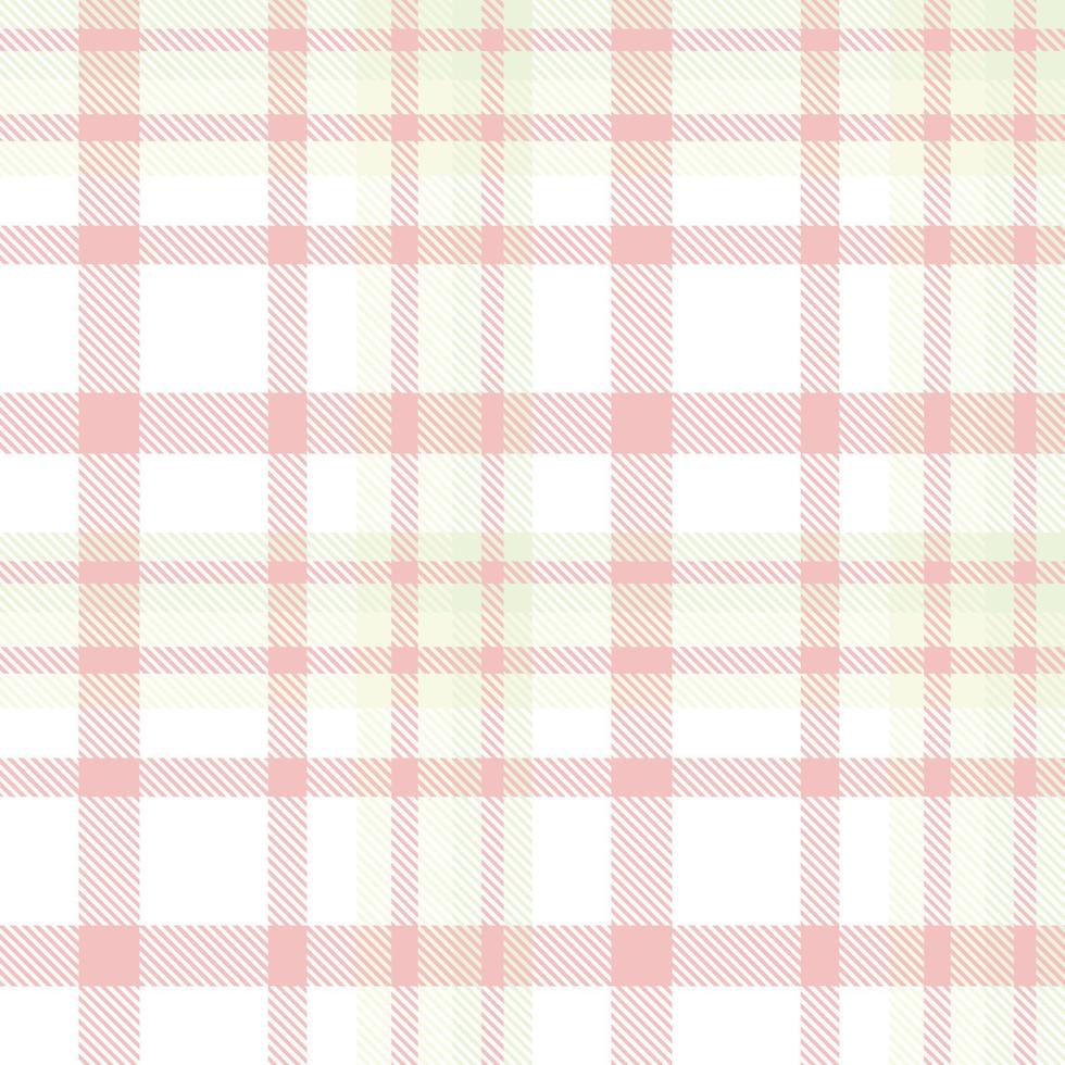 Pastell- Plaid Muster Design Textur ist gemacht mit abwechselnd Bands von farbig Vor gefärbt Fäden gewebte wie beide Kette und Schuss beim richtig Winkel zu jeder andere. vektor