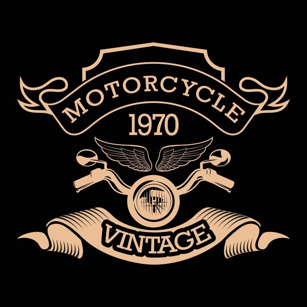 Motorrad-T-Shirt vektor