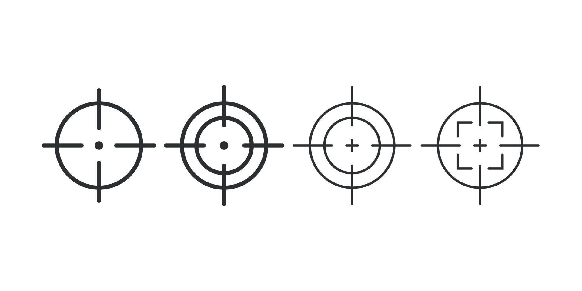 bågskytte mål ikon i platt stil. dartboard vektor illustration på isolerat bakgrund. syfte noggrannhet tecken företag begrepp.