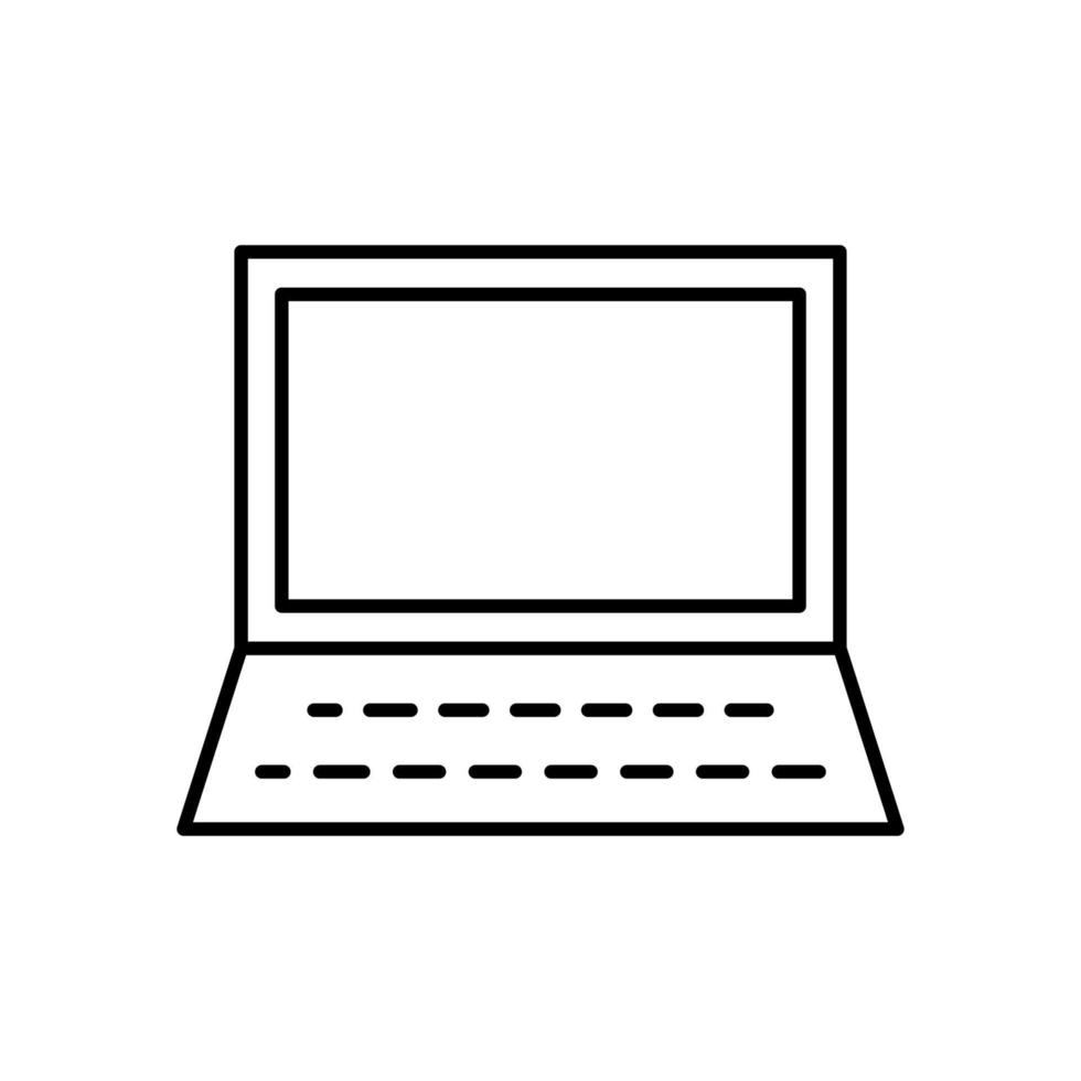 Laptop Symbol Vektor Design Vorlagen