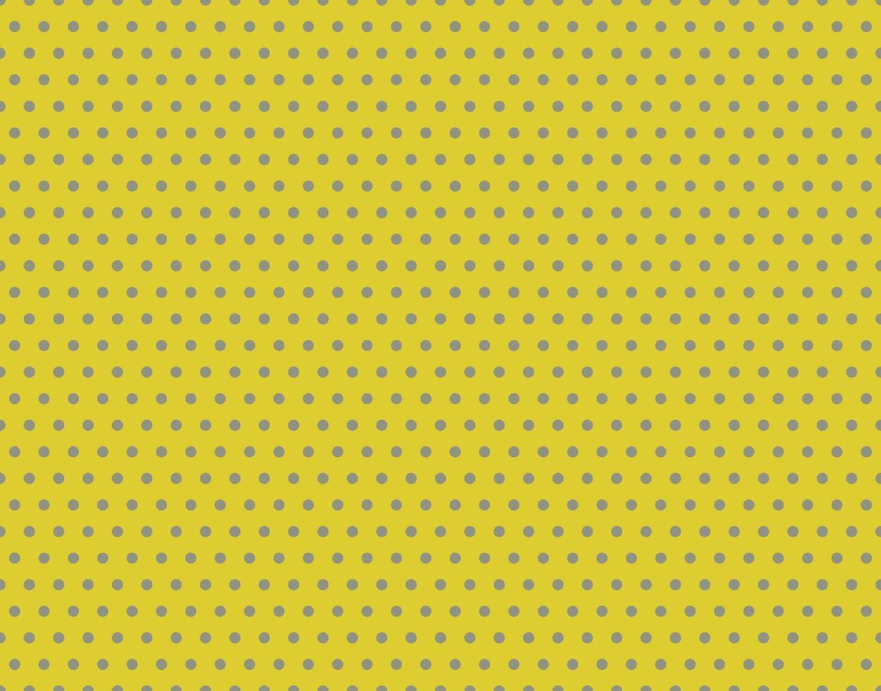 grå och gul polka punkt mönster. vektor bakgrund.