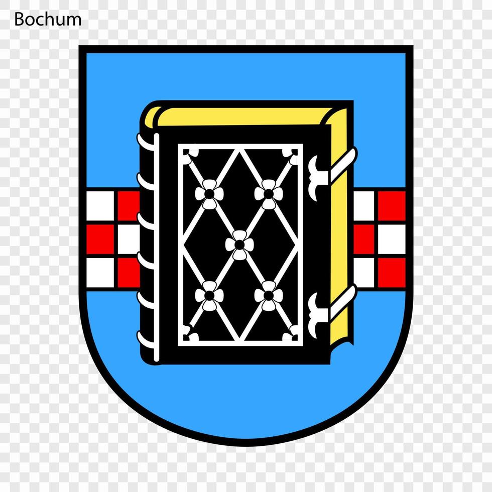 emblem av bochum vektor