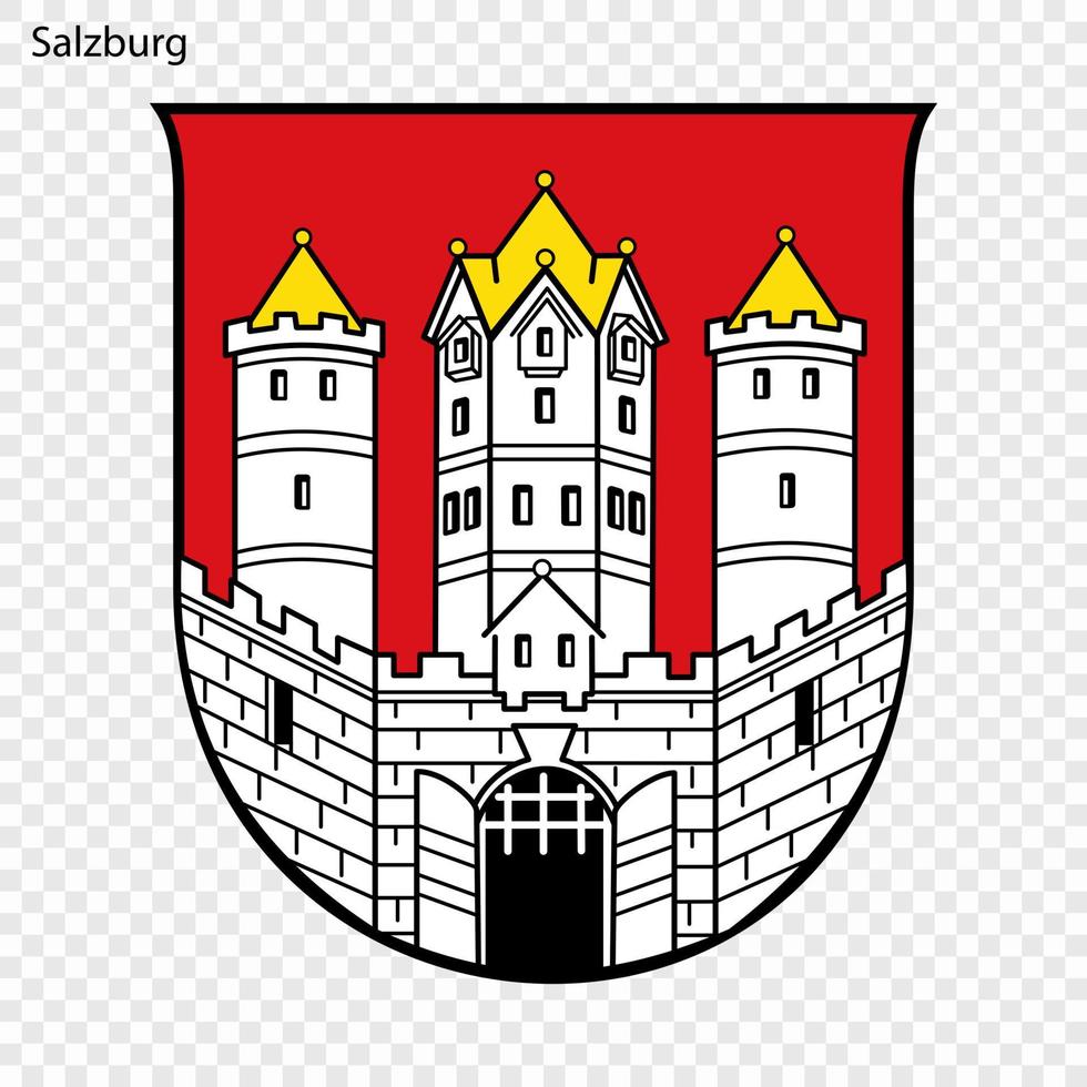 Emblem von salzburg vektor