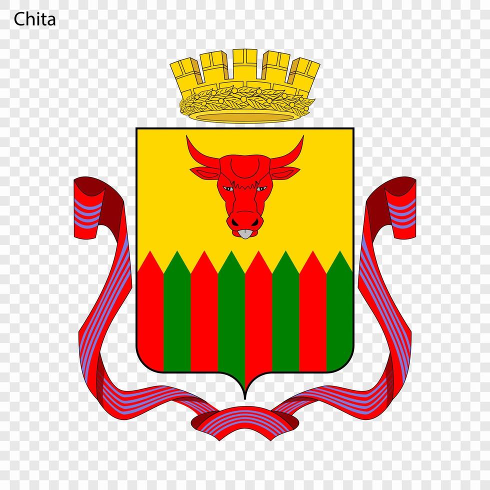 Emblem von Chita vektor