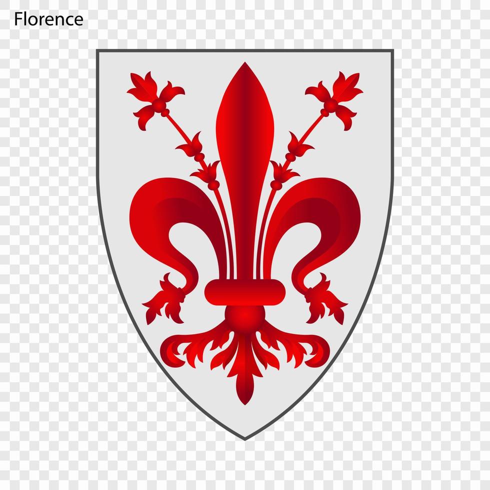 Emblem von Florenz vektor
