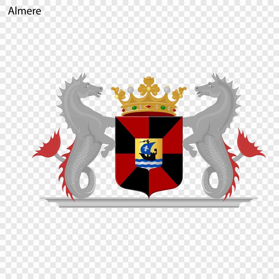 emblem av almere vektor