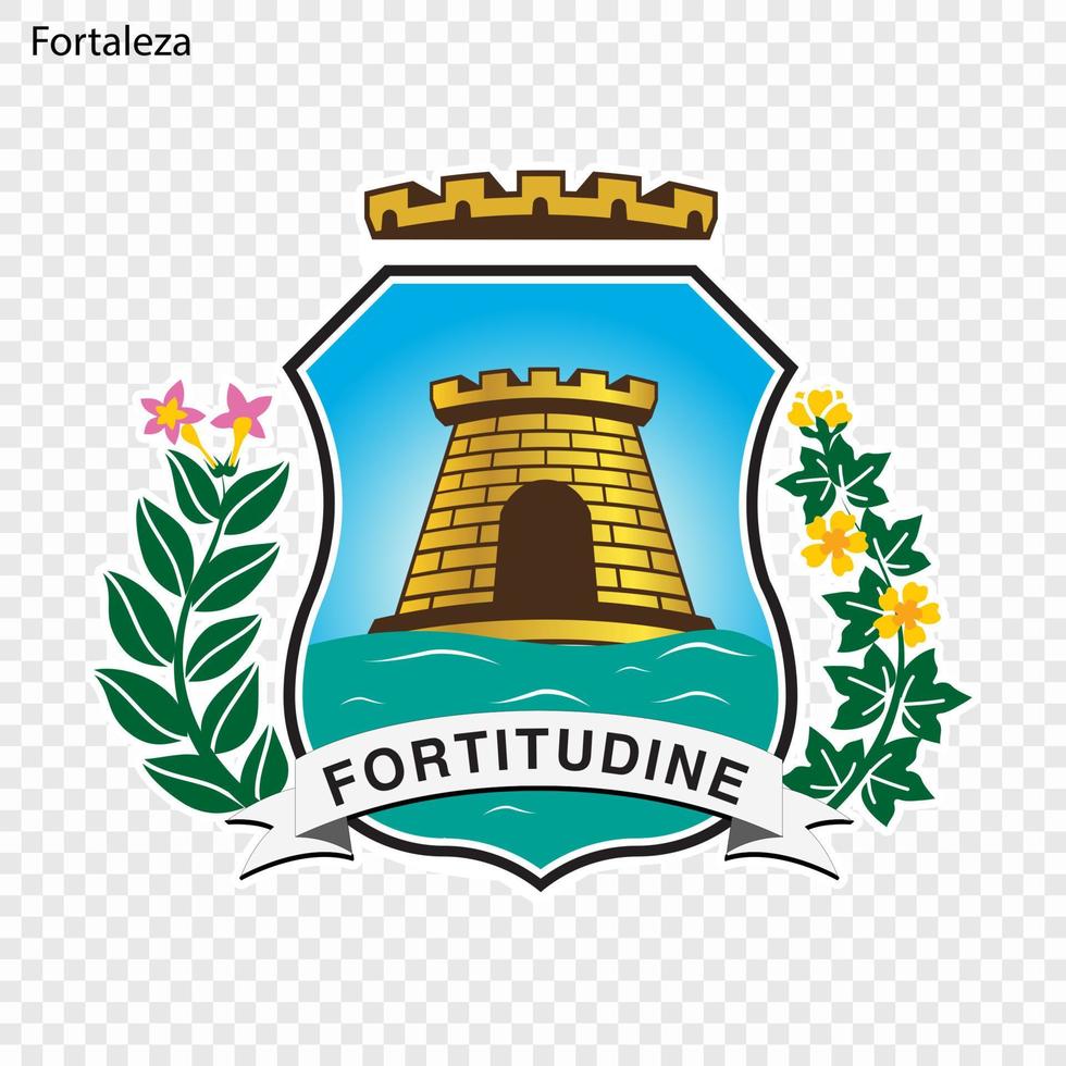 Emblem von Fortaleza vektor