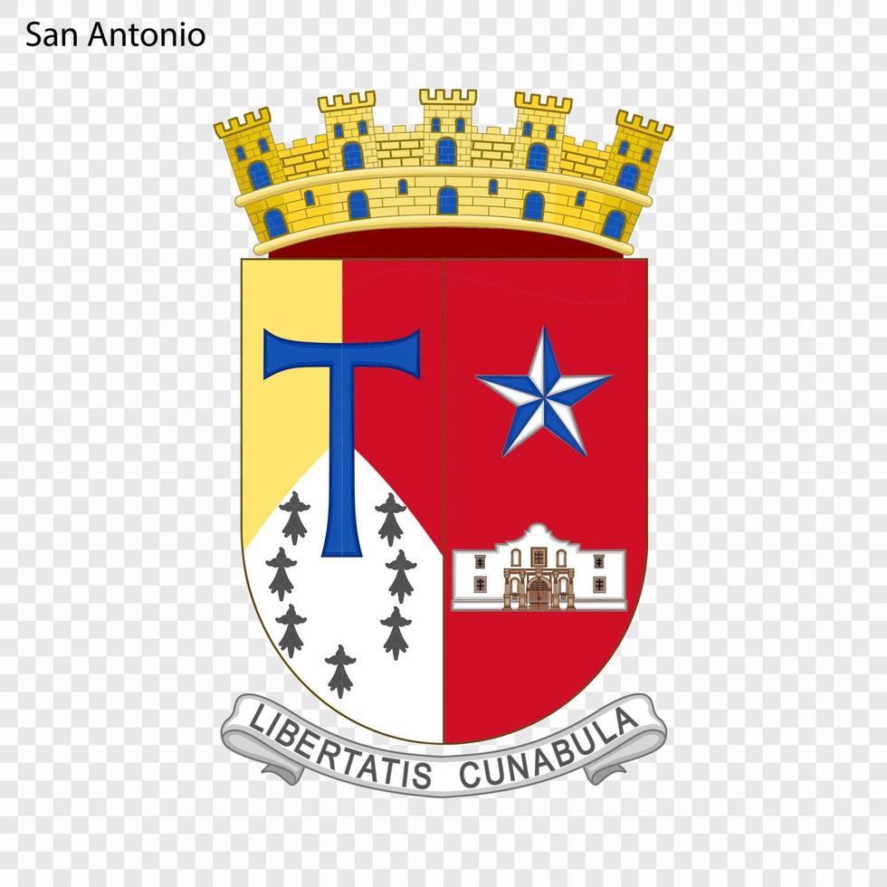 emblem av san antonio vektor