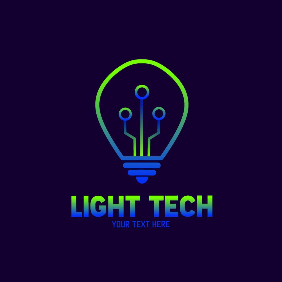 Illustration Vektor Grafik von Licht Technik Logo Vorlage