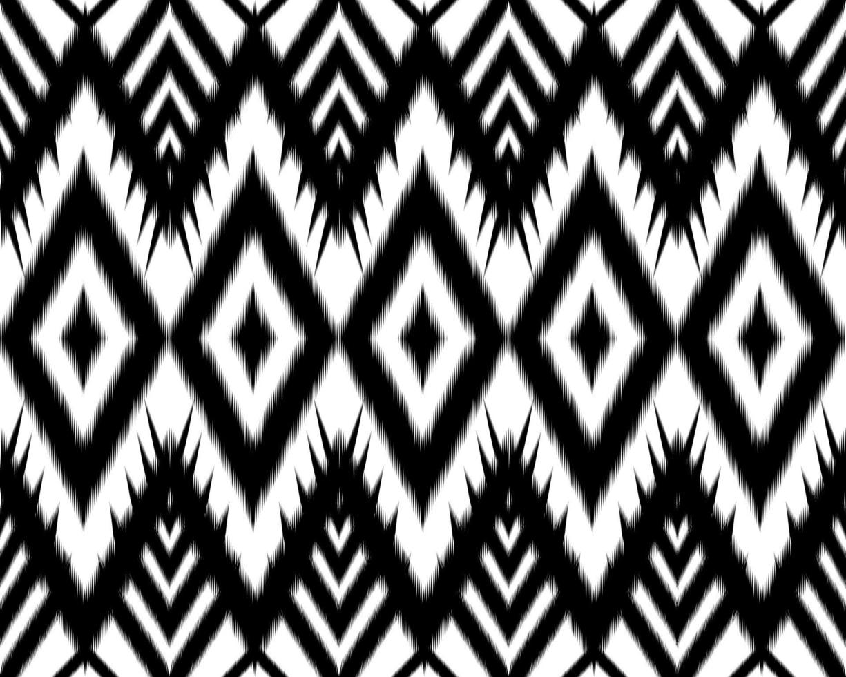 ikat geometrisk folklore prydnad med ruter. stam- etnisk vektor textur. sömlös randig mönster i aztec stil. folk broderi. indian, skandinaviska, zigenare, mexikansk, afrikansk matta.