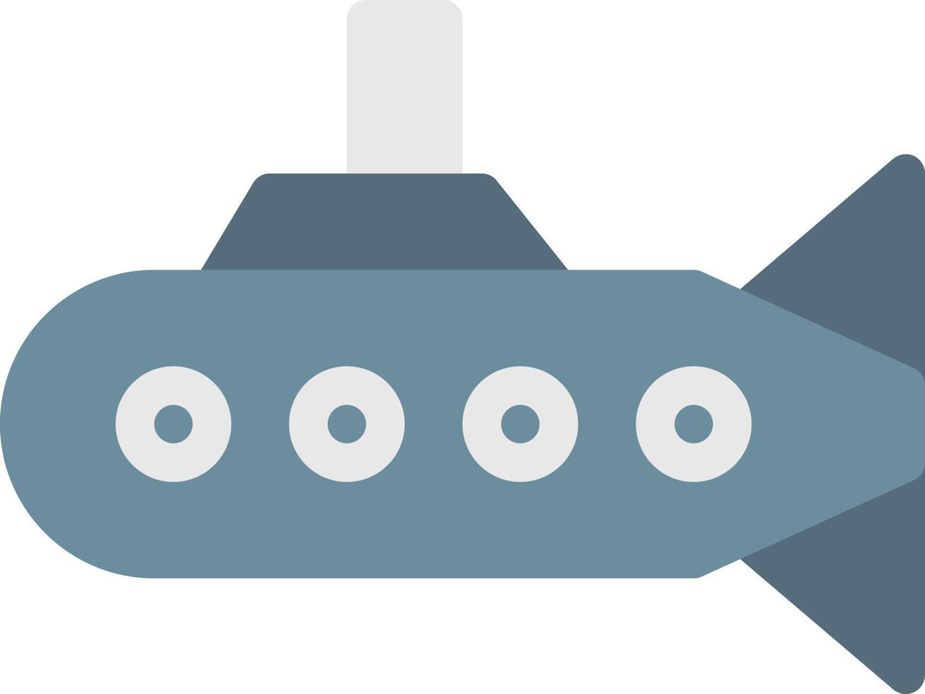 U-Boot-Vektorillustration auf einem Hintergrund. Premium-Qualitätssymbole. Vektorsymbole für Konzept und Grafikdesign. vektor