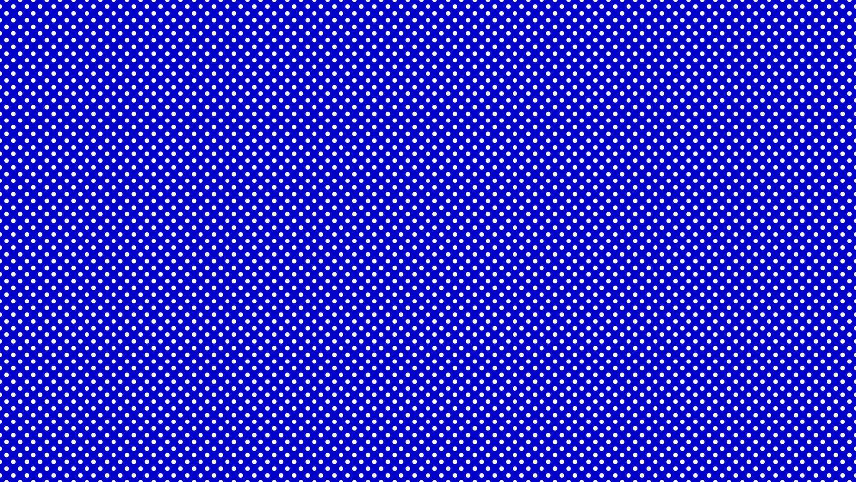 Weiß Farbe Polka Punkte Über Mittel Blau Hintergrund vektor