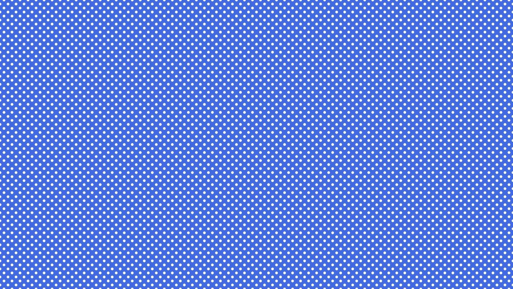 Weiß Farbe Polka Punkte Über königlich Blau Hintergrund vektor