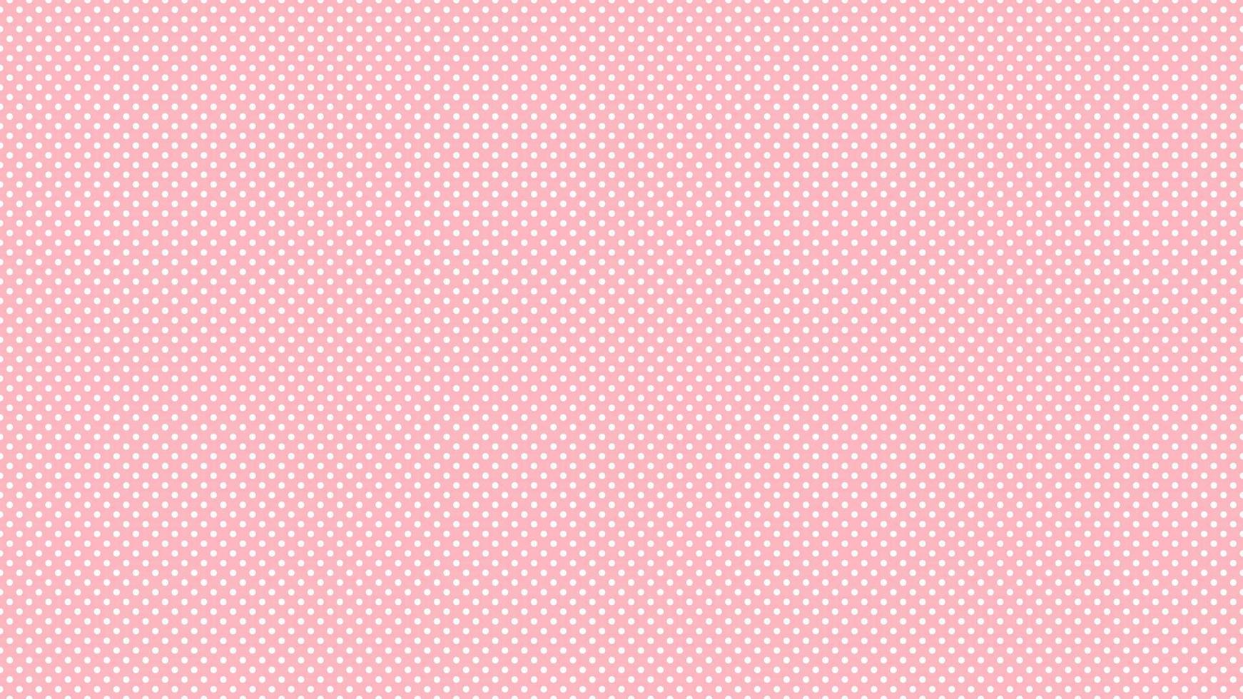 vit Färg polka prickar över ljus rosa bakgrund vektor