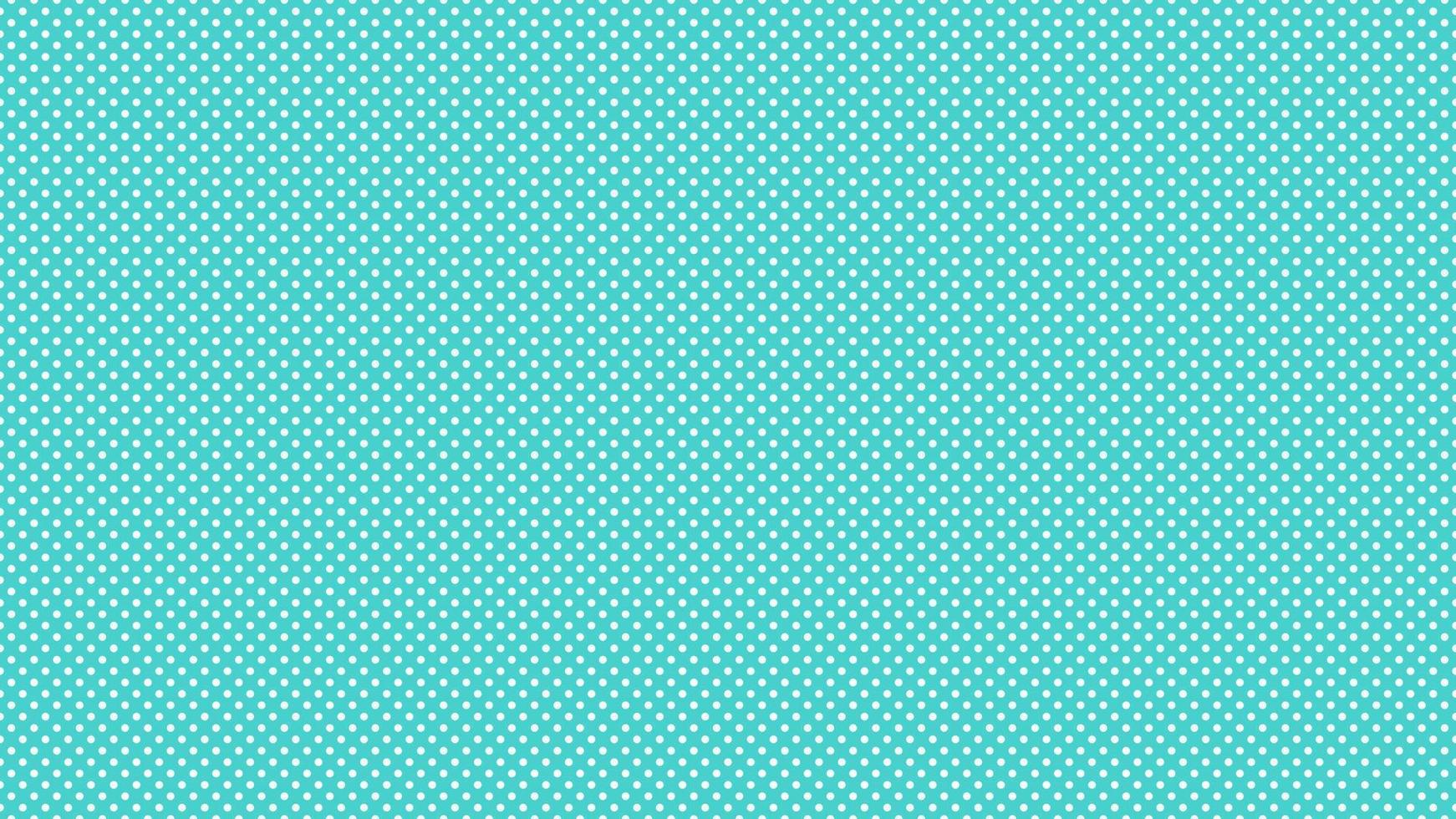 Weiß Farbe Polka Punkte Über Mittel Türkis cyan Hintergrund vektor