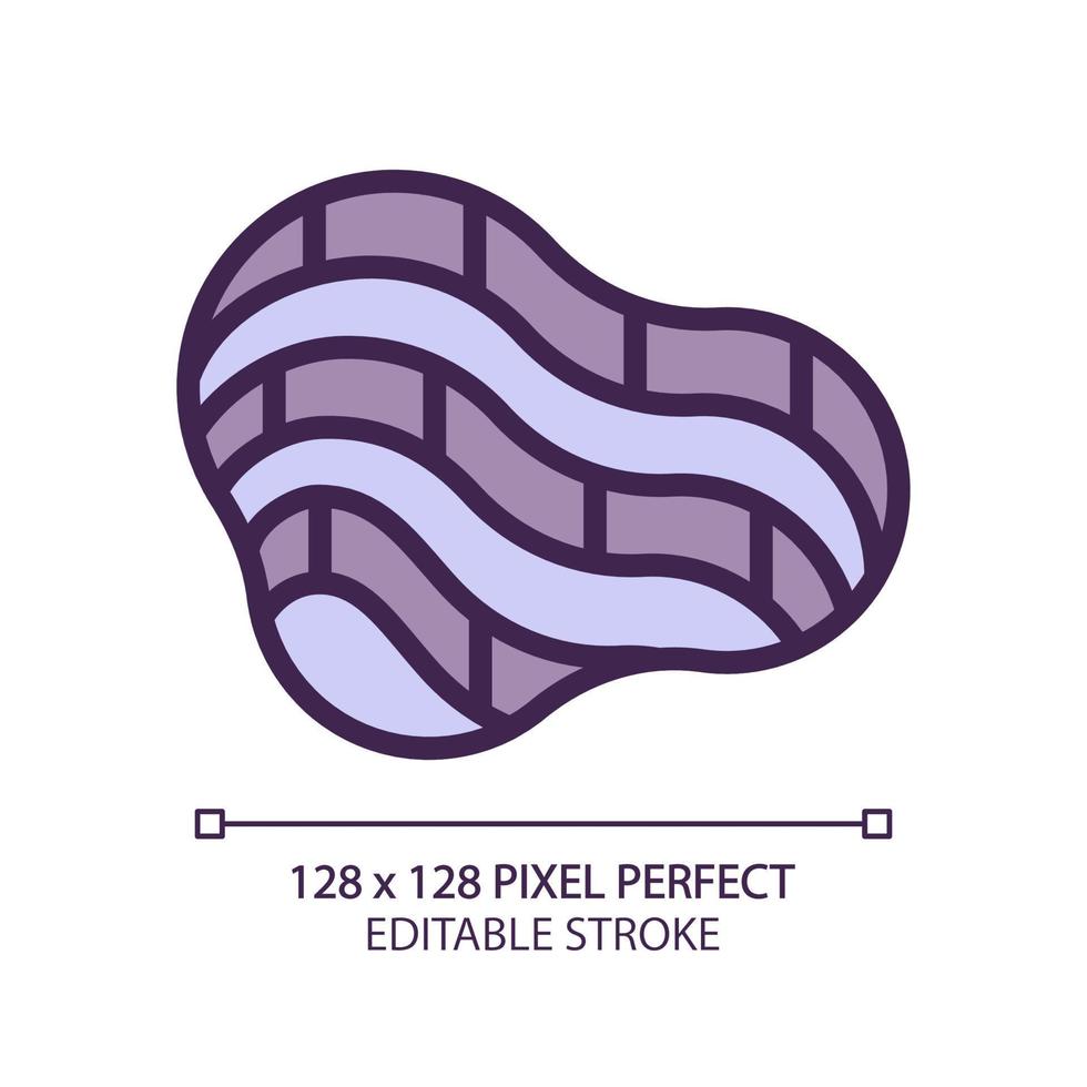 stenbrott pixel perfekt rgb Färg ikon. öppen grop mina. typ av brytning från jord yta. källa av kol. tung industri. isolerat vektor illustration. enkel fylld linje teckning. redigerbar stroke