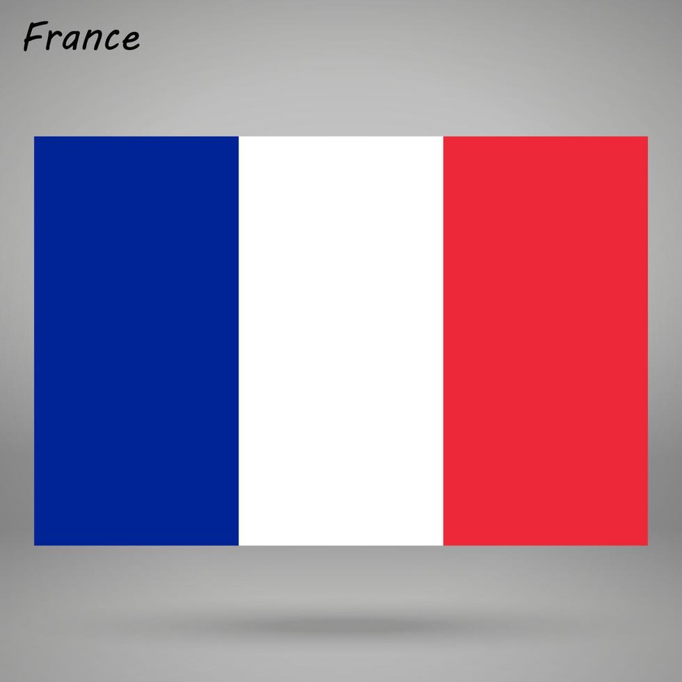 Frankreich einfach Flagge isoliert . Vektor Illustration