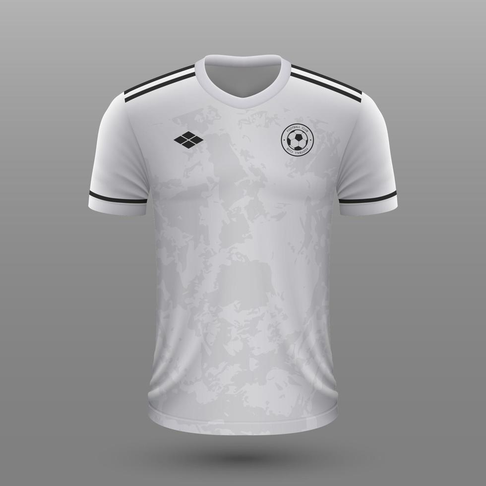 realistisk fotboll skjorta , bosnien bort jersey mall för fotboll utrustning. vektor