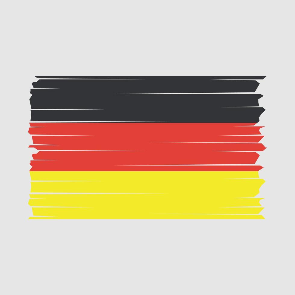 tysk flagg vektor