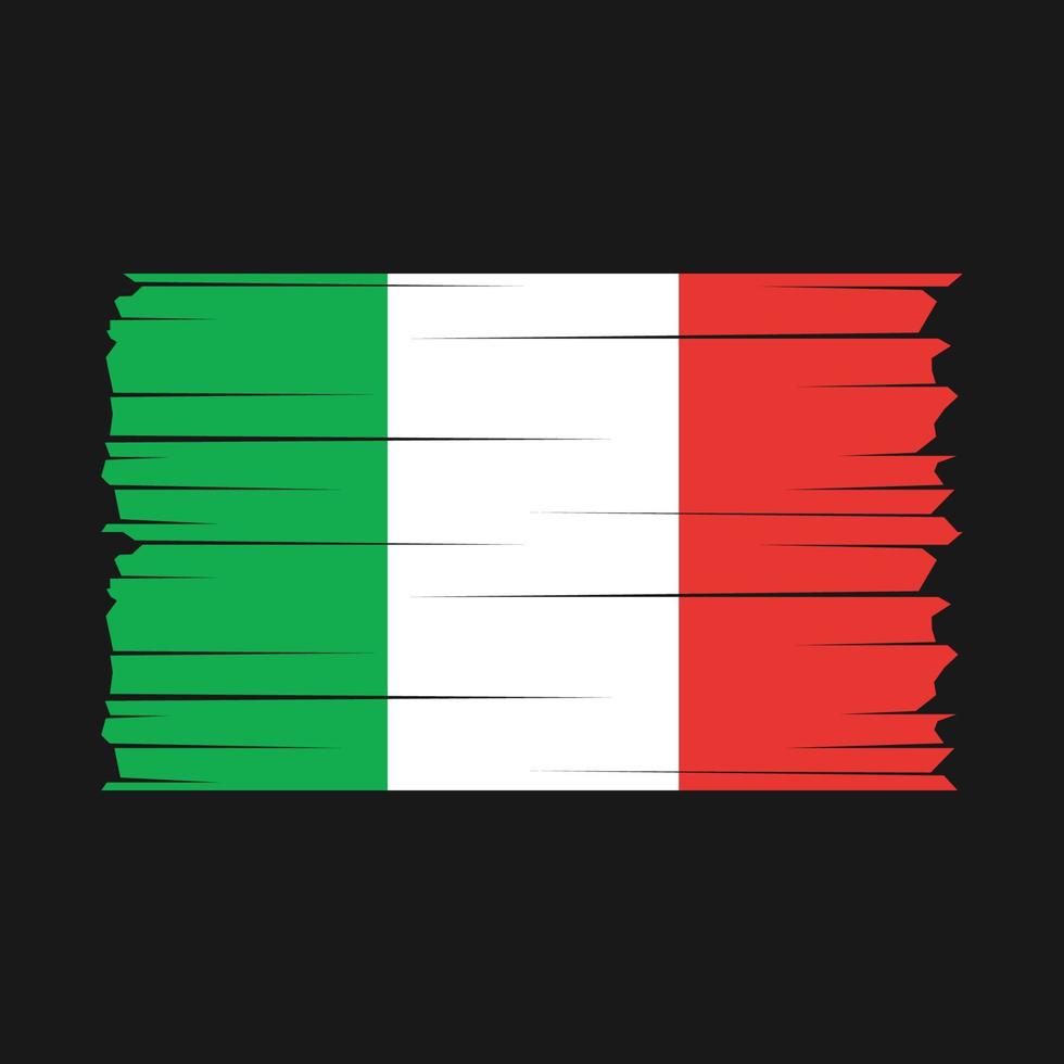 Italien flagga vektor