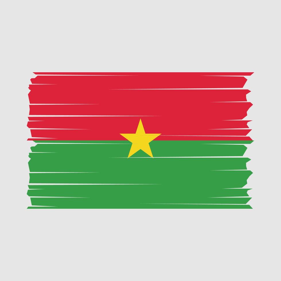 burkina faso flagga vektor