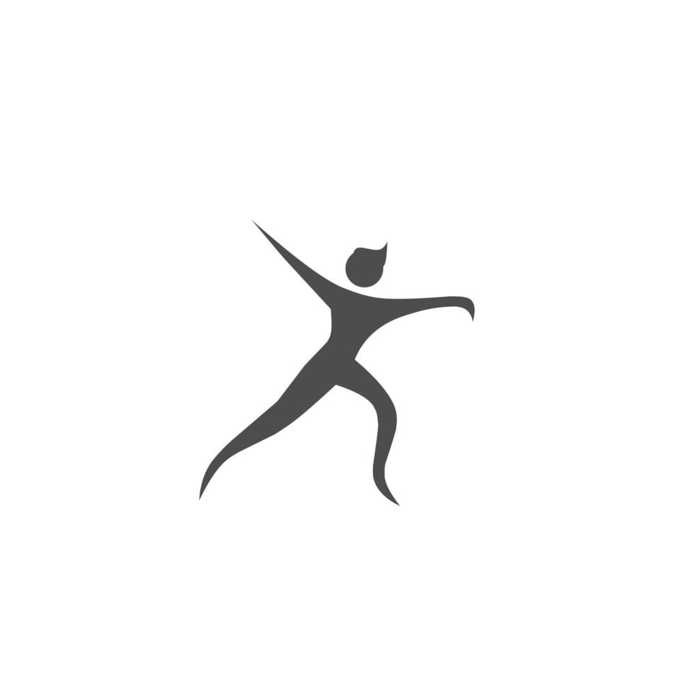 internationell dansa dag ikon, enkel ikon dansa med elegans begrepp vektor