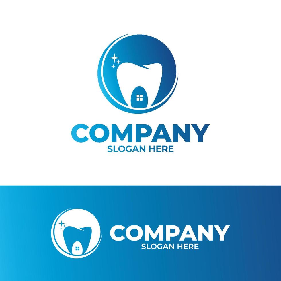 dental Hem logotyp deign inspiration vektor