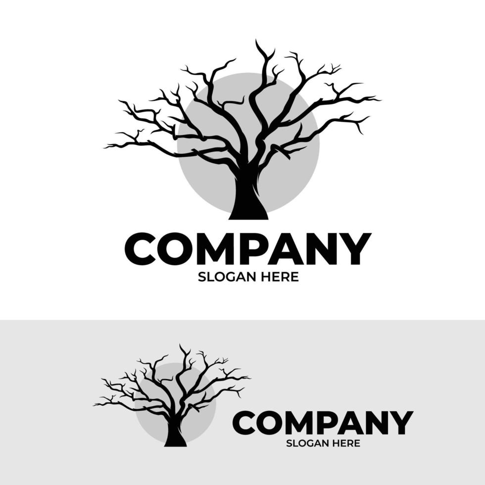 Design-Inspiration für Baum-Logo-Vorlagen vektor