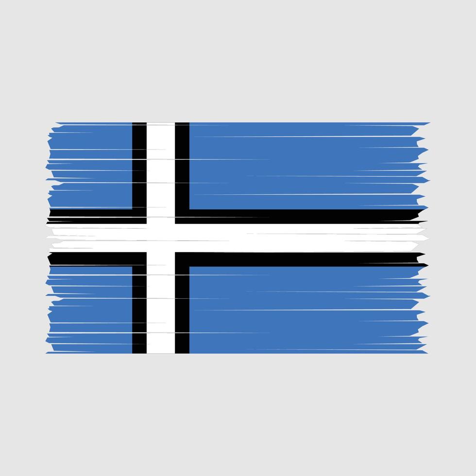 estland flagga borsta vektor