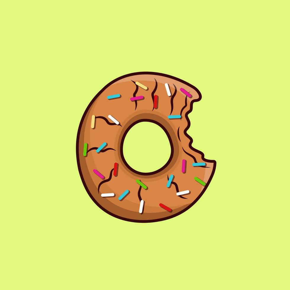 Donuts Prämie Illustration Vektor gezeichnet Design Satz. lecker köstlich Karikatur Cafe Rosa glücklich Geburtstag Donuts Hallo Qualität minimal Urlaub Latein amerikanisch Essen Vektor Element.