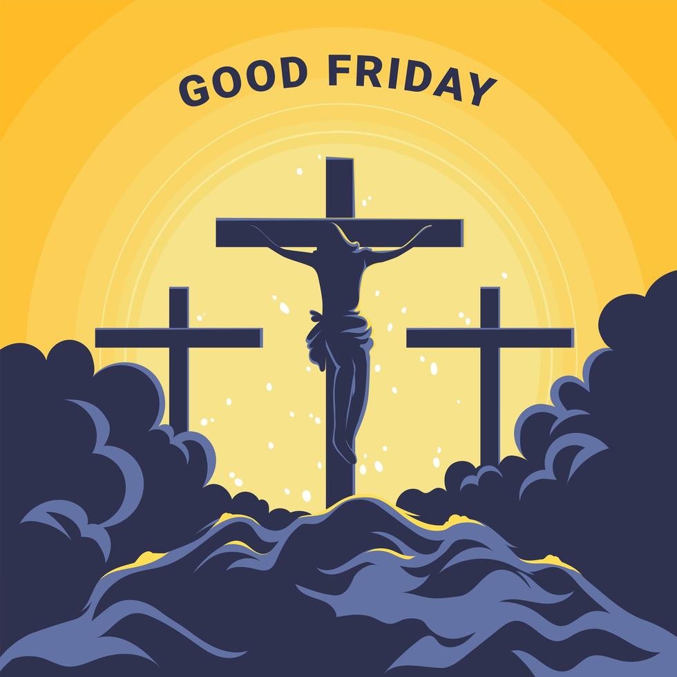 Happy Good Friday Design vektor